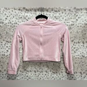 YOUNG HEARTS CROPPED ZIP UP